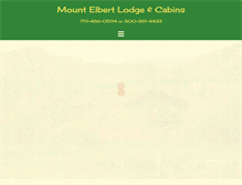 Tablet Screenshot of mount-elbert.com